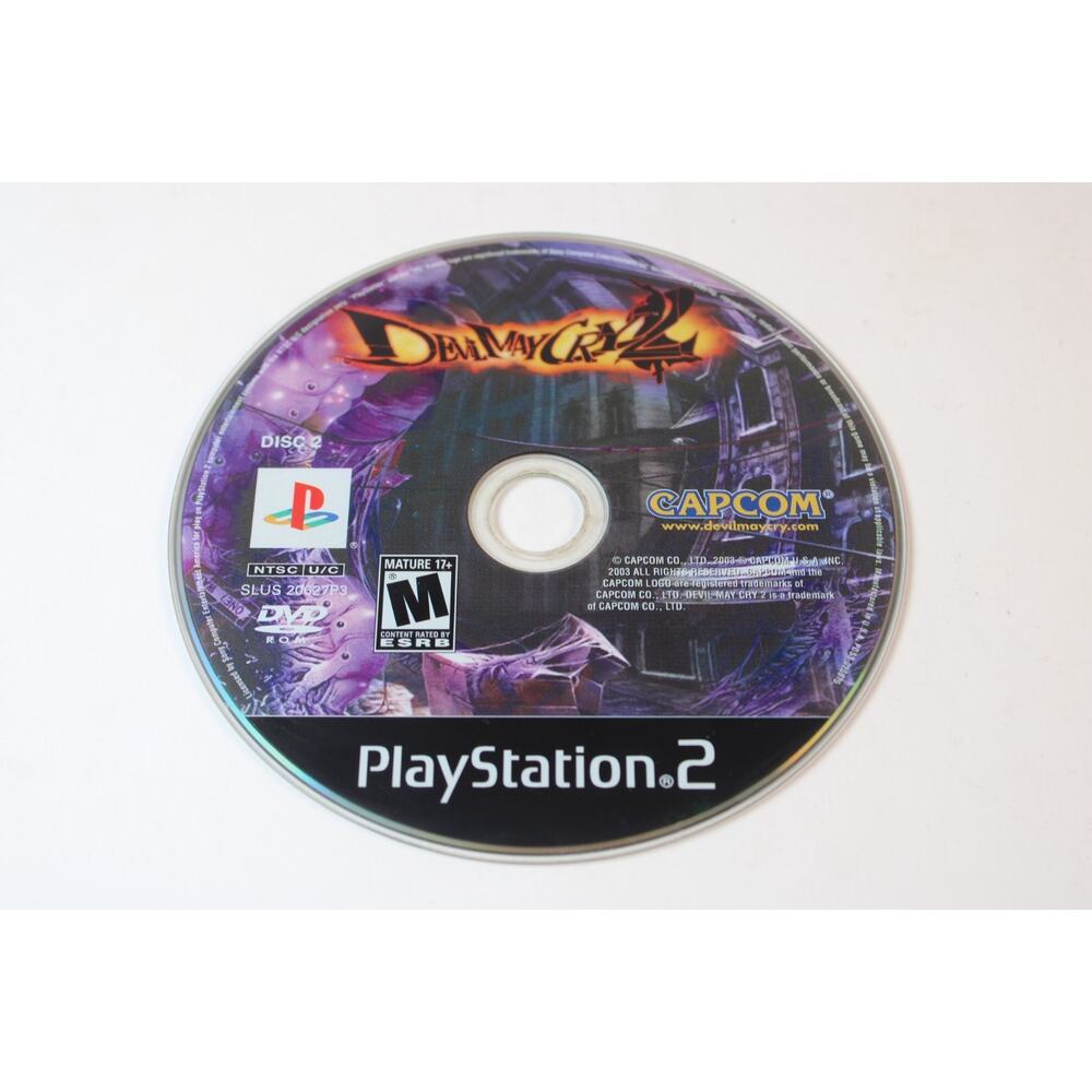 Devil May Cry 2 (Sony Playstation 2, 2003, PS2) Authentic, Disc Only, Tested - Picture 2 of 8